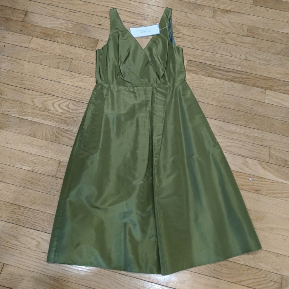 JCrew Ruthie Dresd in silk taffeta